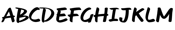 HFSkate Sonic Font UPPERCASE