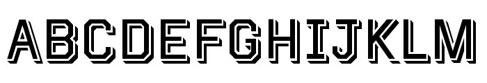 HFUniversity Font UPPERCASE