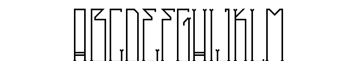 HFraternal-Normal Font UPPERCASE