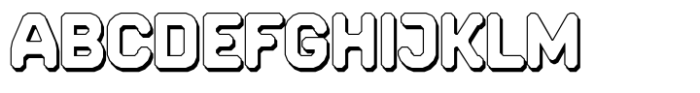 HF Lorflo Shadow Font UPPERCASE