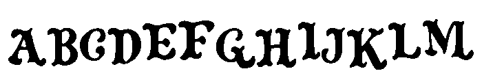 Hg_Hazard_Island Font UPPERCASE