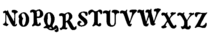 Hg_Hazard_Island Font UPPERCASE