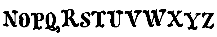 Hg_Hazard_Island Font LOWERCASE