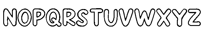 Hg_Outline_Shenanigans Font UPPERCASE