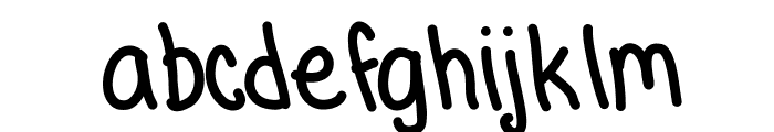 HGTenderfoot Font LOWERCASE