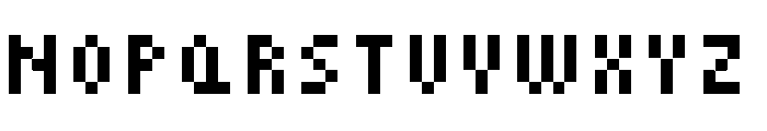 hgjb Regular Font UPPERCASE