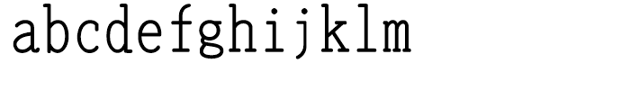 HG Reithic Font LOWERCASE