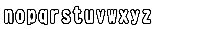 HG Akane Heisei Marugothictai W8L Regular Font LOWERCASE