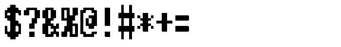 HG Dot Gothic B HGDot Gothic B14-13 Font OTHER CHARS