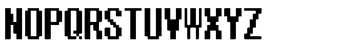 HG Dot Gothic B HGDot Gothic B14-13 Font UPPERCASE