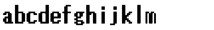 HG Dot Gothic B HGDot Gothic B14-13 FONT