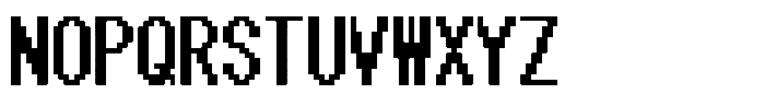 HG Dot Gothic B HGDot Gothic B16-15 Font UPPERCASE