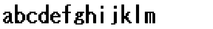 HG Dot Gothic B HGDot Gothic B16-15 FONT