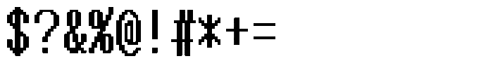 HG Dot Gothic B HGDot Gothic B20-19 Font OTHER CHARS