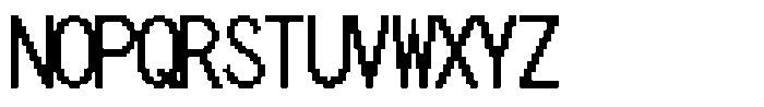HG Dot Gothic B HGDot Gothic B22-22 Font UPPERCASE