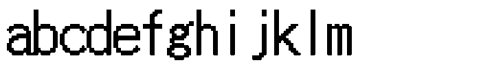 HG Dot Gothic B HGDot Gothic B22-22 FONT