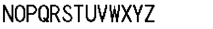 HG Dot Gothic B HGDot Gothic B24-23 Font UPPERCASE