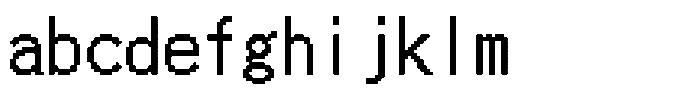 HG Dot Gothic B HGDot Gothic B24-23 FONT