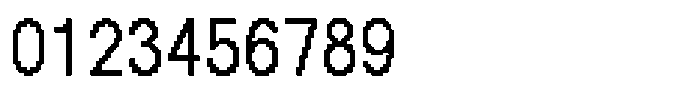 HG Dot Gothic B HGDot Gothic B26-24 Font OTHER CHARS