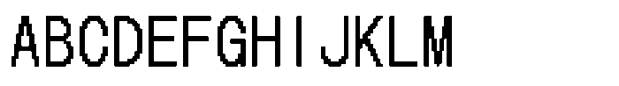HG Dot Gothic B HGDot Gothic B26-24 Font UPPERCASE