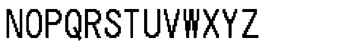 HG Dot Gothic B HGDot Gothic B26-24 Font UPPERCASE