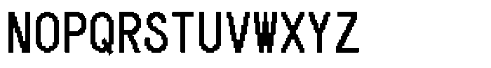 HG Dot Gothic B HGDot Gothic B32-30 Font UPPERCASE