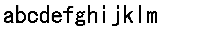 HG Dot Gothic B HGDot Gothic B32-30 FONT