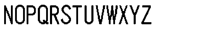 HG Dot Gothic B HGDot Gothic B36-36 Font UPPERCASE