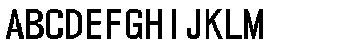 HG Dot Gothic B HGDot Gothic B40-40 Font UPPERCASE