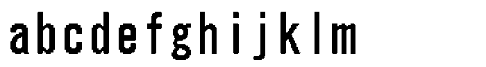 HG Dot Gothic B HGDot Gothic B40-40 FONT