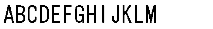 HG Dot Gothic B HGDot Gothic B48-46 Font UPPERCASE
