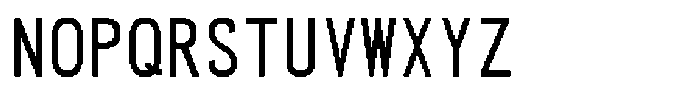 HG Dot Gothic B HGDot Gothic B48-46 Font UPPERCASE