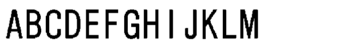 HG Dot Gothic B HGDot Gothic B56-54 Font UPPERCASE