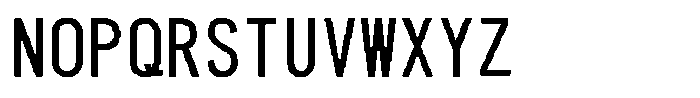 HG Dot Gothic B HGDot Gothic B64-60 Font UPPERCASE