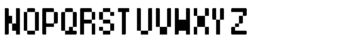 HG Dot Gothic M M10-9 Font UPPERCASE