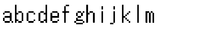 HG Dot Gothic M M14-13 FONT