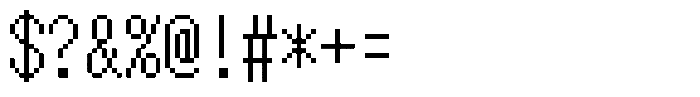 HG Dot Gothic M M16-15 Font OTHER CHARS