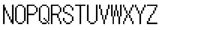 HG Dot Gothic M M16-15 Font UPPERCASE