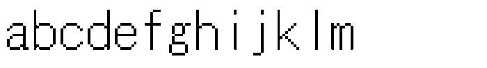 HG Dot Gothic M M20-18 FONT