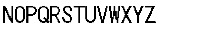 HG Dot Gothic M M24-24 Font UPPERCASE