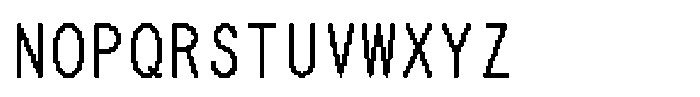 HG Dot Gothic M M32-30 Font UPPERCASE