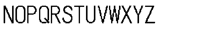 HG Dot Gothic M M32-32 Font UPPERCASE