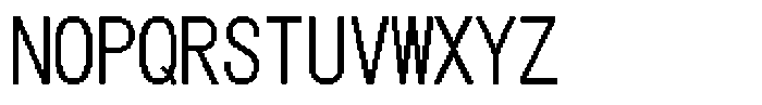 HG Dot Gothic M M40-40 Font UPPERCASE