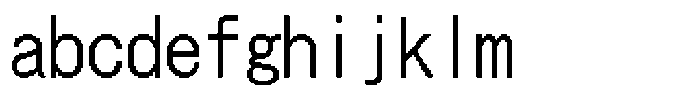 HG Dot Gothic M M40-40 FONT