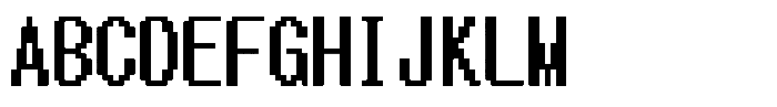 HG Dot Maru Gothic B HGDot Maru Gothic B16-15 Regular Font UPPERCASE