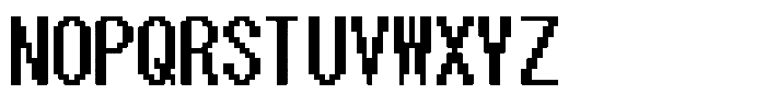 HG Dot Maru Gothic B HGDot Maru Gothic B16-15 Regular Font UPPERCASE