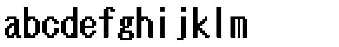 HG Dot Maru Gothic B HGDot Maru Gothic B16-15 Regular FONT