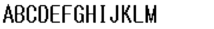 HG Dot Maru Gothic B HGDot Maru Gothic B20-19 Regular Font UPPERCASE