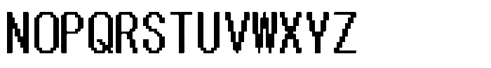 HG Dot Maru Gothic B HGDot Maru Gothic B20-19 Regular Font UPPERCASE