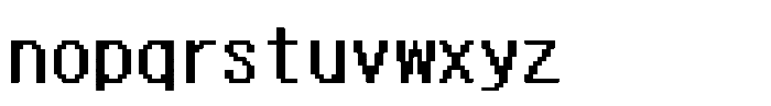 HG Dot Maru Gothic B HGDot Maru Gothic B20-19 Regular Font LOWERCASE